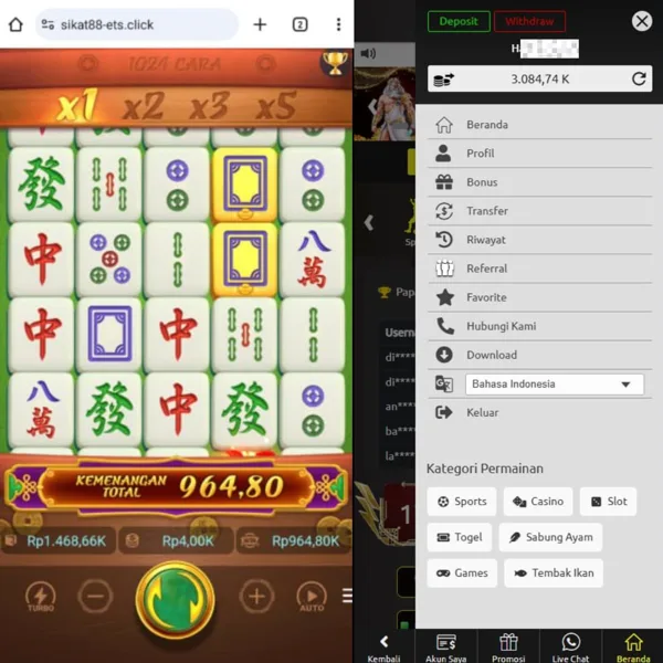 SIKAT88 2026 Slot Gacor RTP Tinggi